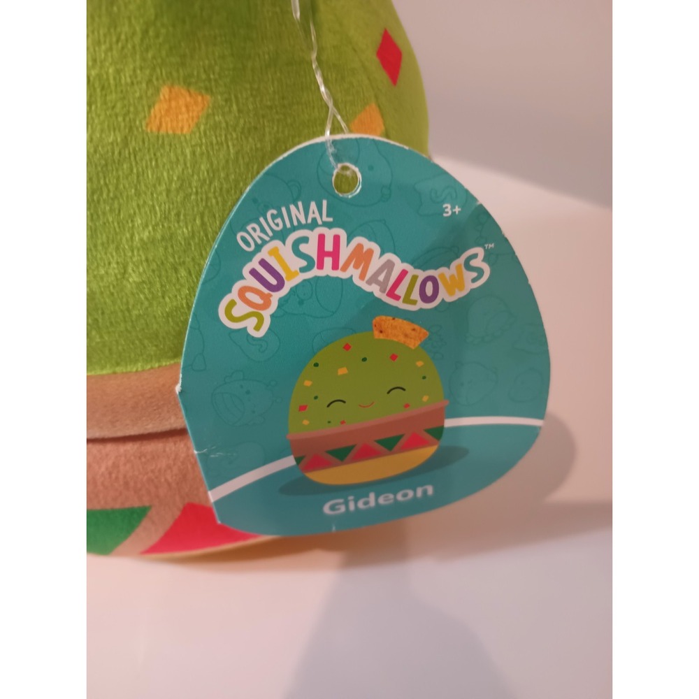 Original Squishmallows 7" Gideon The Guacamole Original Kelly Toy Plush NEW - Picture 2 of 4